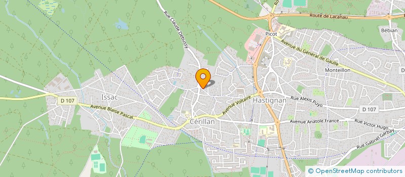 localisation de l'entreprise MADAME ALISSON LAGENEBRE  SAINT-MEDARD-EN-JALLES