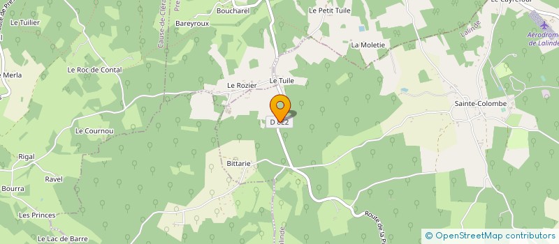 localisation de l'entreprise MADAME ALISSON LECOUTRE à LALINDE