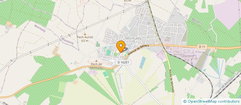 localisation de l'entreprise MADAME ALISSON LIZAN  MONTADY