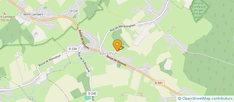 localisation de l'entreprise MADAME ALISSON MARIETTE  BAINCTHUN