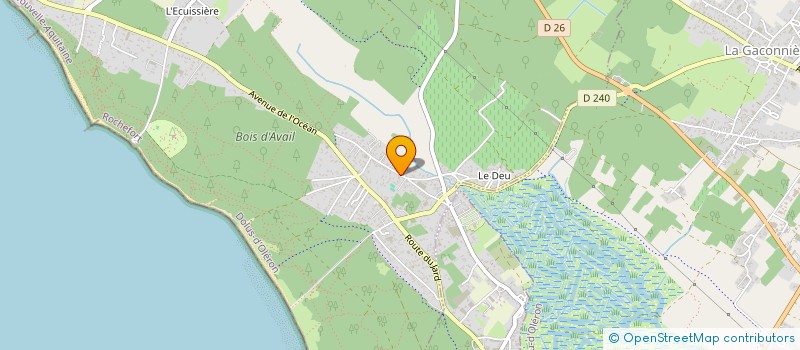 localisation de l'entreprise MADAME ALISSON MERIC  DOLUS-D'OLERON