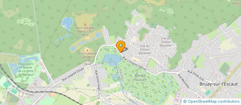 localisation de l'entreprise MADAME ALISSON MONVOISIN  RAISMES