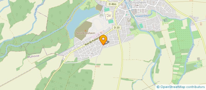 localisation de l'entreprise MADAME ALISSON ORE CASTILLO  ENSISHEIM