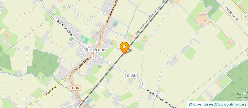 localisation de l'entreprise MADAME ALISSON RYCKENBUSCH  MORBECQUE