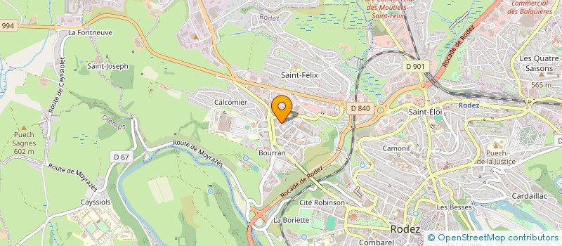 localisation de l'entreprise MADAME ALISSON SANTORUN  RODEZ