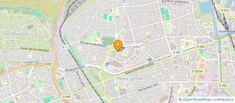 localisation de l'entreprise MADAME ALISSON SARRAZIN à DUNKERQUE