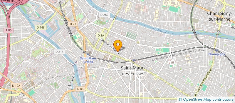 localisation de l'entreprise MADAME ALISSON SUIVANT  SAINT-MAUR-DES-FOSSES