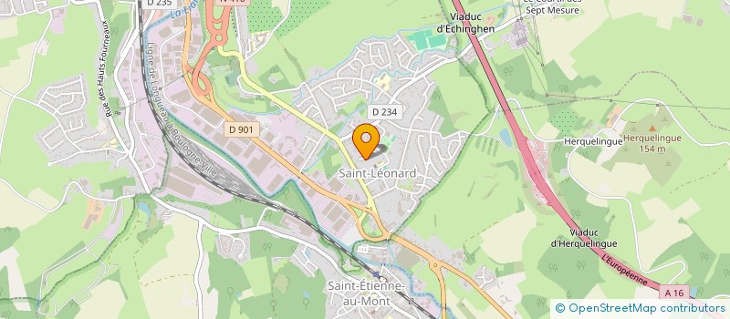 localisation de l'entreprise MADAME ALISSON VIGNERON  SAINT-LEONARD