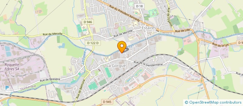 localisation de l'entreprise MADAME ALISSON ZAGOLSKI  LA GORGUE