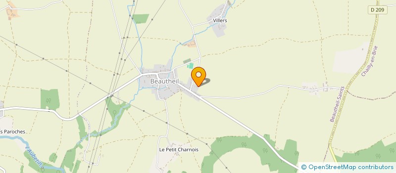 localisation de l'entreprise MADAME ALISSON ZALAZAR  BEAUTHEIL-SAINTS