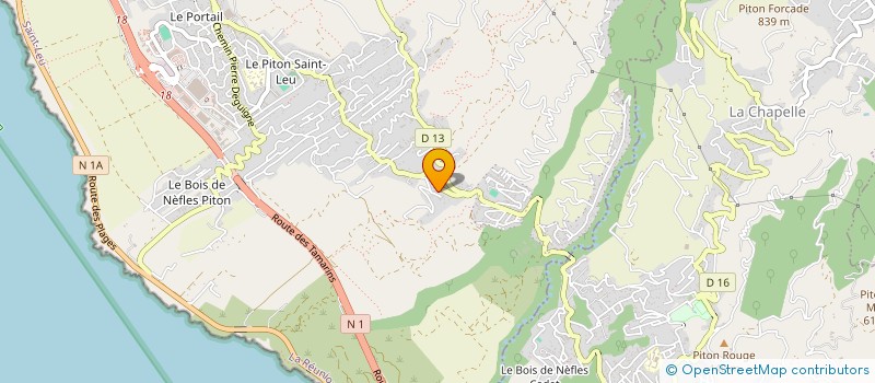 localisation de l'entreprise MADAME ALIX-ANNE CORNET D'ELZIUS  SAINT-LEU