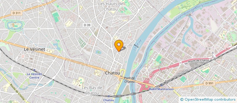 localisation de l'entreprise MADAME ALIX ARMANDON  CHATOU