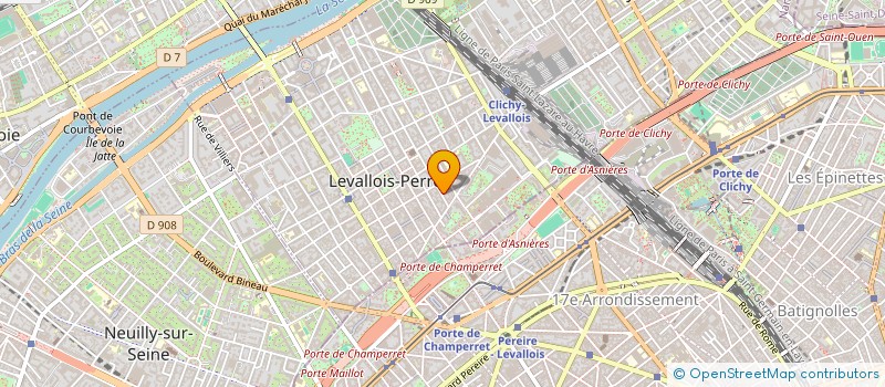 localisation de l'entreprise MADAME ALIX BAIXAS à LEVALLOIS-PERRET