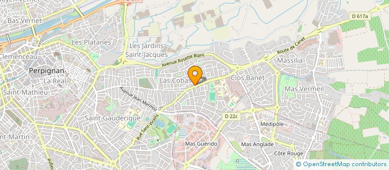 localisation de l'entreprise MADAME ALIX BELLEGARDE  PERPIGNAN