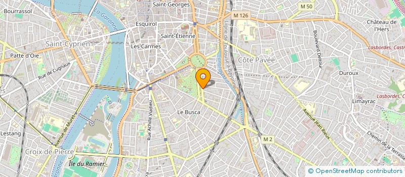 localisation de l'entreprise MADAME ALIX BELTRA  TOULOUSE