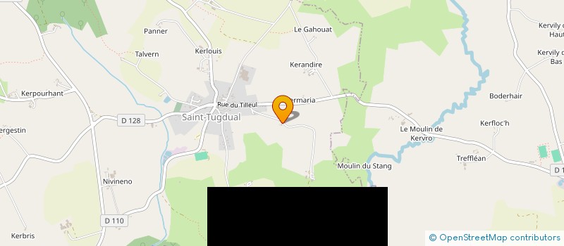 localisation de l'entreprise MADAME ALIX BERGER  KERNASCLEDEN