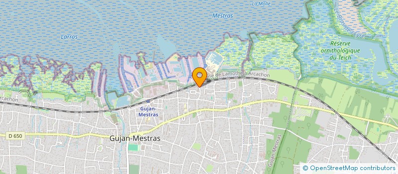 localisation de l'entreprise MADAME ALIX BIEDERMANN  GUJAN-MESTRAS