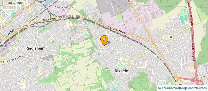 localisation de l'entreprise MADAME ALIX BOBILLIER à RIXHEIM