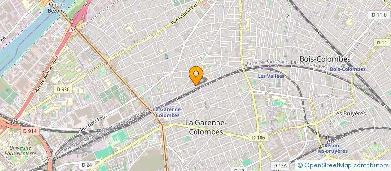 localisation de l'entreprise MADAME ALIX BOILLOT à COLOMBES