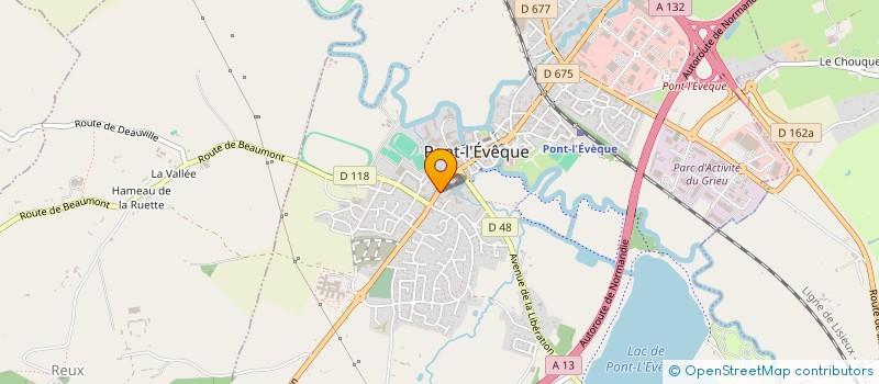 localisation de l'entreprise MADAME ALIX BOUILLON  PONT L'EVEQUE