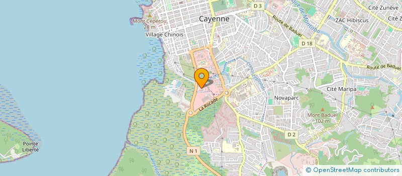 localisation de l'entreprise MADAME ALIX BOURDOIS  CAYENNE