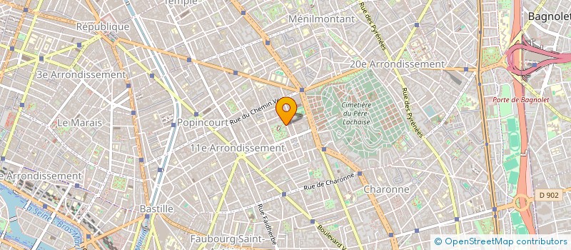 localisation de l'entreprise MADAME ALIX BOURGEOIS  PARIS