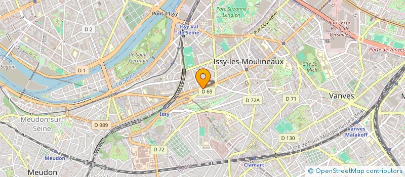 localisation de l'entreprise MADAME ALIX BOURON  ISSY-LES-MOULINEAUX