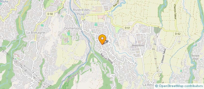 localisation de l'entreprise MADAME ALIX BRUYER PETRIZELLI  SAINTE-MARIE