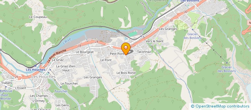 localisation de l'entreprise MADAME ALIX CAUCHY  LES HOUCHES