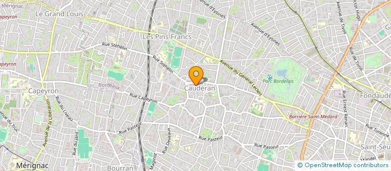 localisation de l'entreprise MADAME ALIX CAZAUX  BORDEAUX