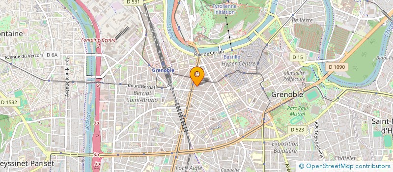 localisation de l'entreprise MADAME ALIX CAZENAVE à GRENOBLE