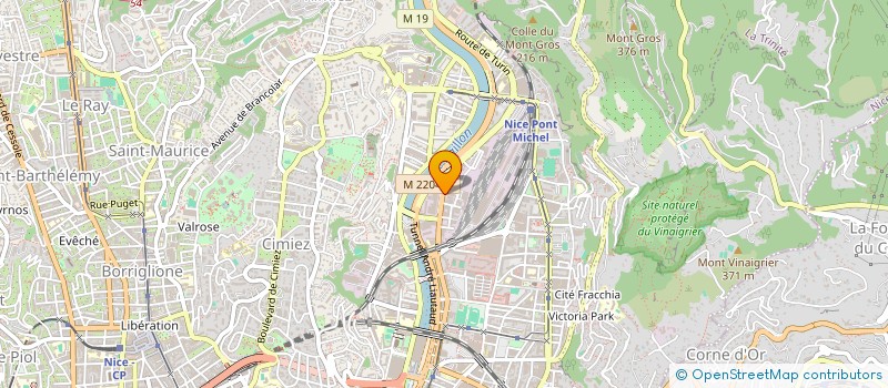 localisation de l'entreprise MADAME ALIX CHAIGNON  NICE