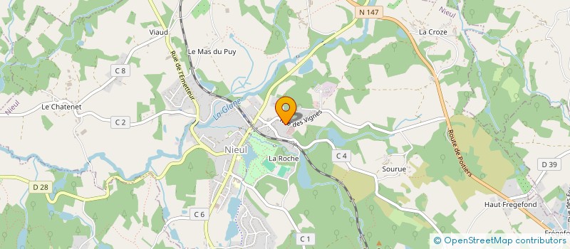 localisation de l'entreprise MADAME ALIX COLCOMBET à PEYRILHAC