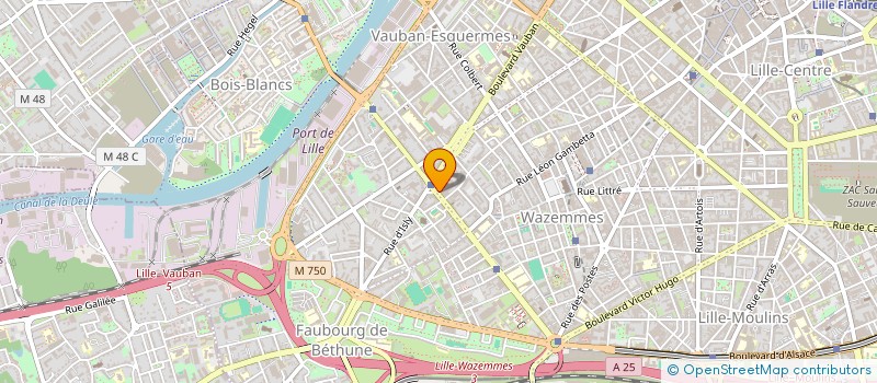 localisation de l'entreprise MADAME ALIX COMISSOT à LILLE