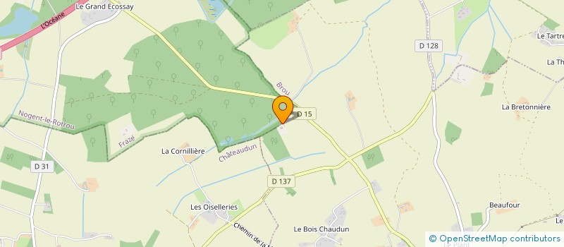 localisation de l'entreprise MADAME ALIX COURIVAUD à BROU