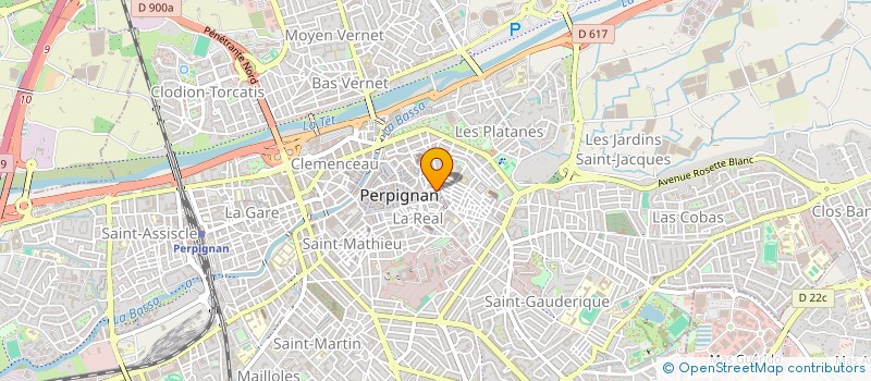 localisation de l'entreprise MADAME ALIX CRUZ  PERPIGNAN