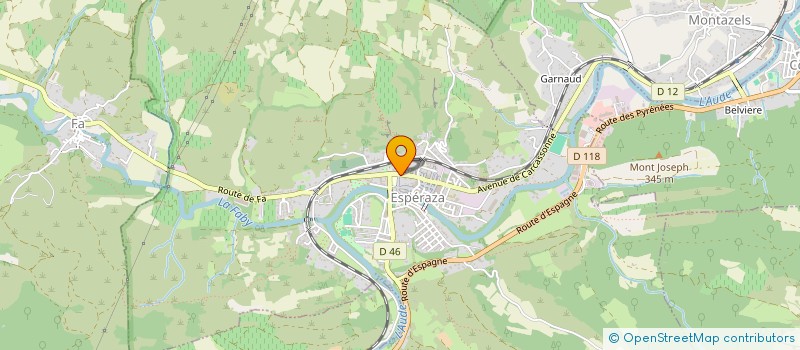 localisation de l'entreprise MADAME ALIX DE FONTANGES  ESPERAZA