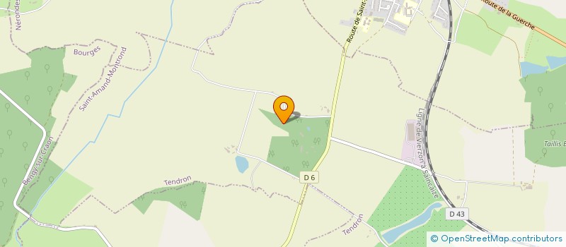 localisation de l'entreprise MADAME ALIX DE GOURCUFF  TENDRON