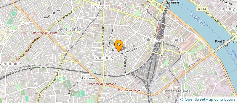 localisation de l'entreprise MADAME ALIX DE LUZE  BORDEAUX