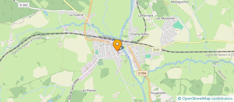 localisation de l'entreprise MADAME ALIX DE POULPIQUET DU HALGOUET  AUTUN