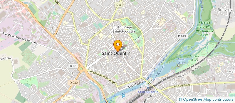 localisation de l'entreprise MADAME ALIX DEHON à SAINT-QUENTIN