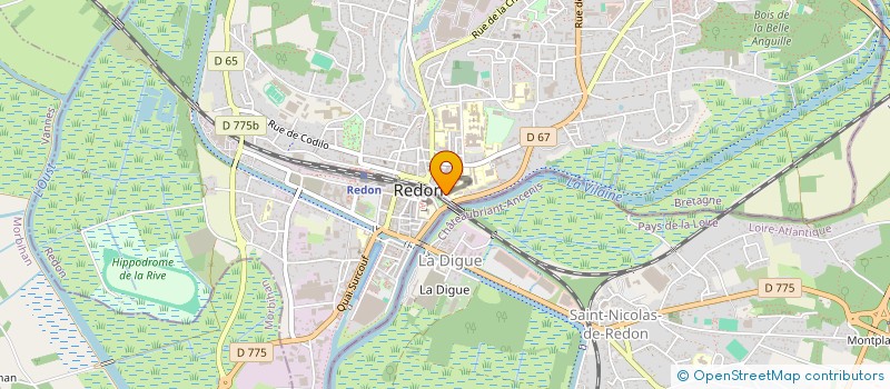 localisation de l'entreprise MADAME ALIX DELASTRE  REDON