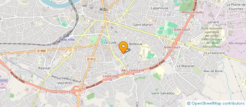localisation de l'entreprise MADAME ALIX DELION à ALBI