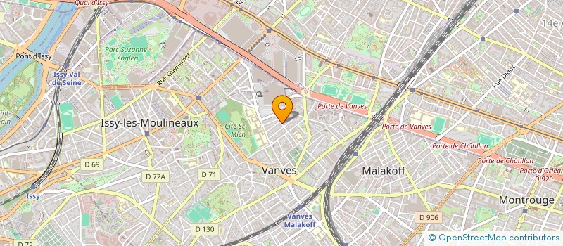 localisation de l'entreprise MADAME ALIX DESCHAMPS  VANVES