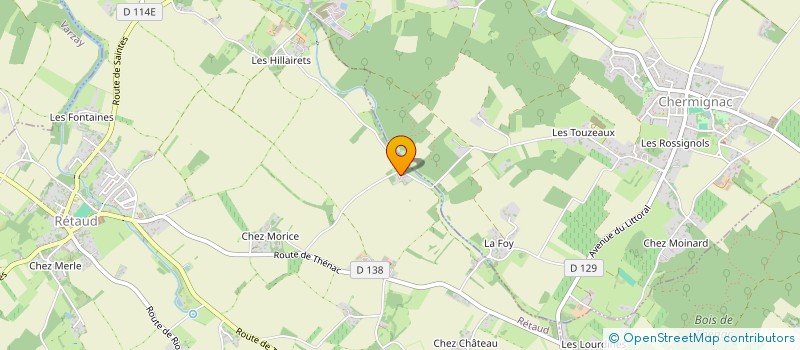 localisation de l'entreprise MADAME ALIX DESMACON  RETAUD