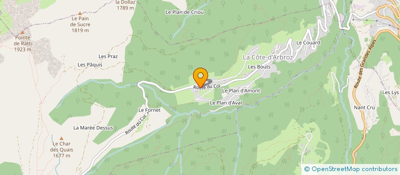 localisation de l'entreprise MADAME ALIX DESSAIN à ANNECY