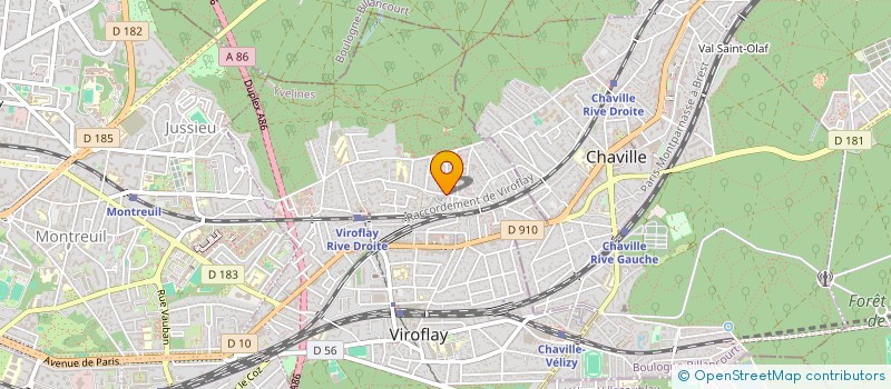 localisation de l'entreprise MADAME ALIX DOUBLET à VIROFLAY