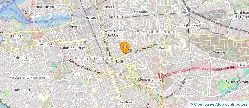 localisation de l'entreprise MADAME ALIX DOUSSET  MARSEILLE