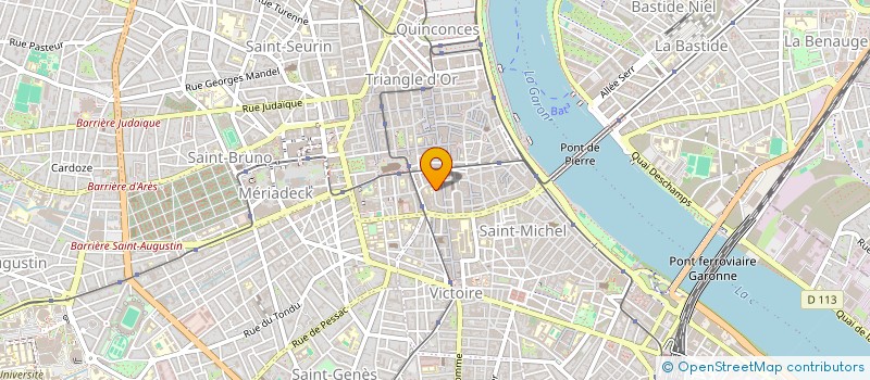 localisation de l'entreprise MADAME ALIX DUJARDIN  BORDEAUX