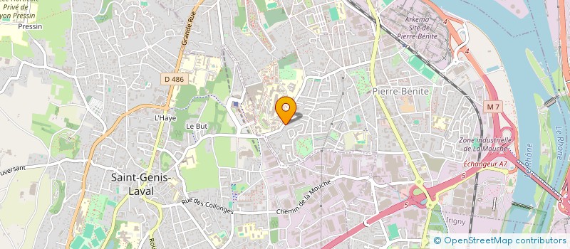 localisation de l'entreprise MADAME ALIX DURUPT  OULLINS-PIERRE-BENITE